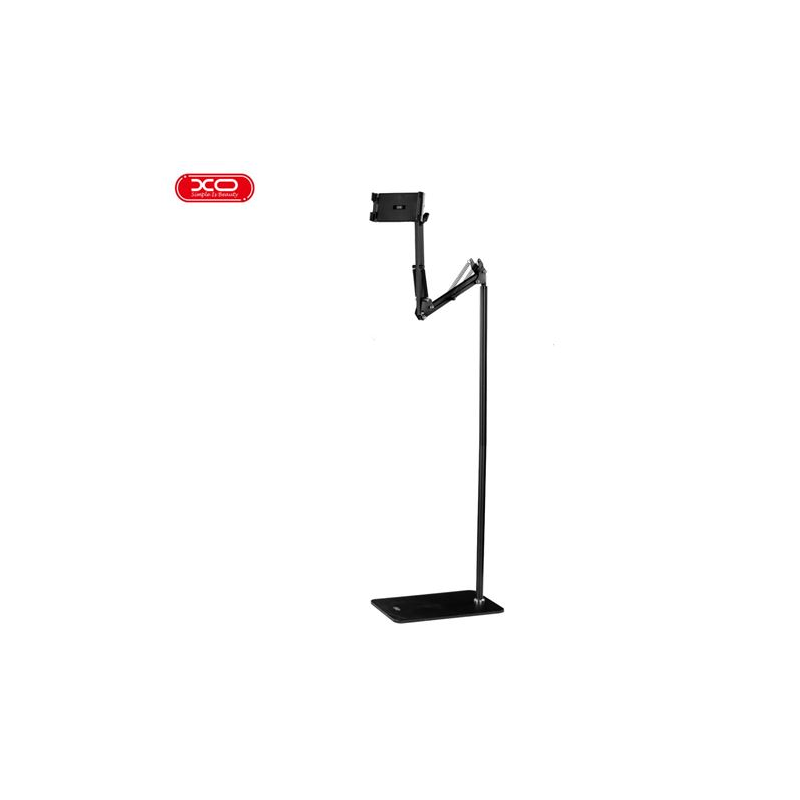 Support de sol XO C137 pour smartphone et tablette - Réglable - Noir