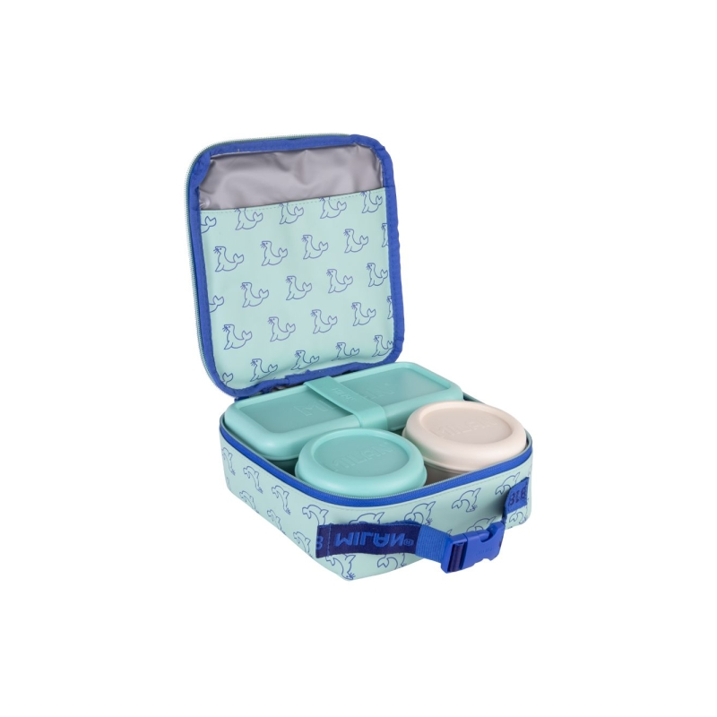 Sac isotherme Milan Collection 460 3,9 L - Comprend 3 contenants alimentaires 2 x 0,25 L et 1 x 0,75 L - Intérieur isotherme
