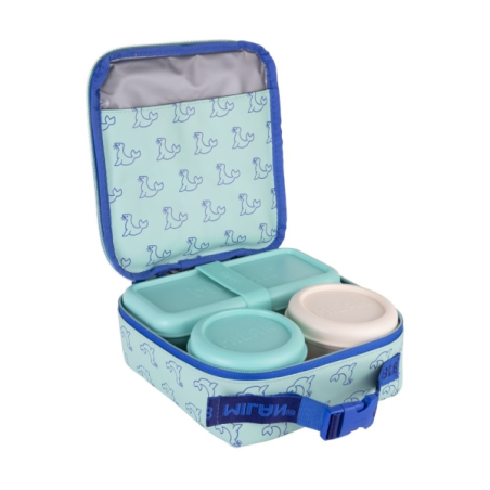 Sac isotherme Milan Collection 460 3,9 L - Comprend 3 contenants alimentaires 2 x 0,25 L et 1 x 0,75 L - Intérieur isotherme