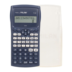calculatrice scientifique Milan bleue portable