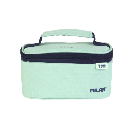 Sac isotherme Milan Collection 430 1,5 L - Comprend 1 contenant alimentaire - Intérieur isotherme - Entièrement ouvrable - Vert