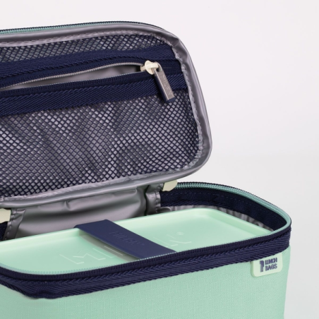 Sac isotherme Milan Collection 430 1,5 L - Comprend 1 contenant alimentaire - Intérieur isotherme - Entièrement ouvrable - Vert