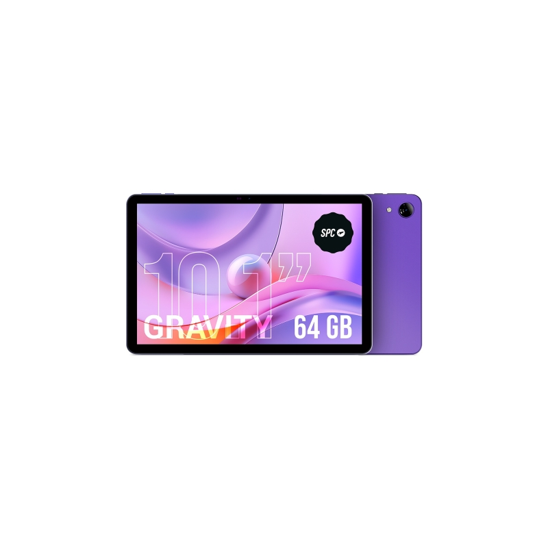 Tablette SPC Gravity 6, écran IPS 10,1 pouces, 4 Go, 64 Go, appareil photo 2 Mpx, batterie 5 000 mAh, couleur violette