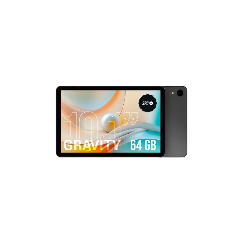 Tablette SPC Gravity 6, écran IPS 10,1 pouces, 4 Go, 64 Go, appareil photo 2 Mpx, batterie 5000 mAh, gris foncé