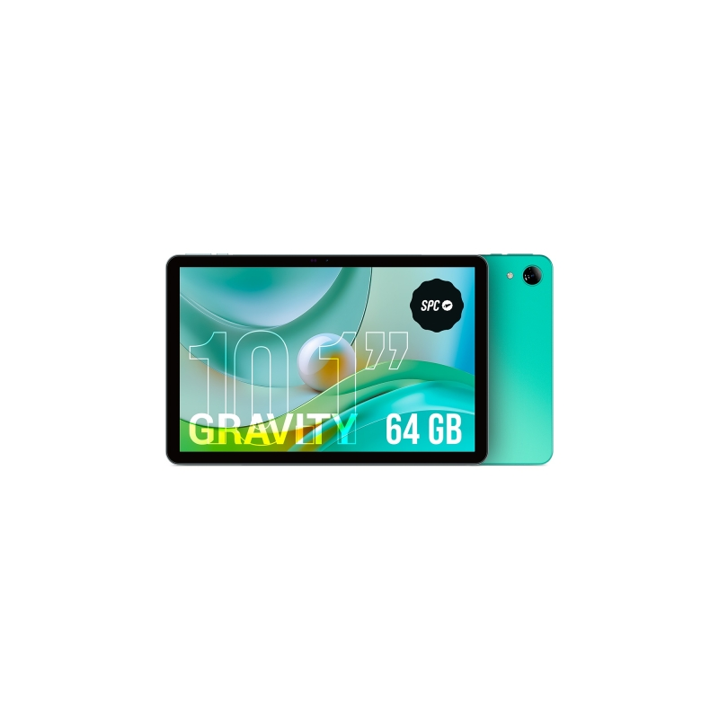 Tablette SPC Gravity 6, écran IPS 10,1 pouces, 4 Go, 64 Go, appareil photo 2 Mpx, batterie 5000 mAh, couleur verte