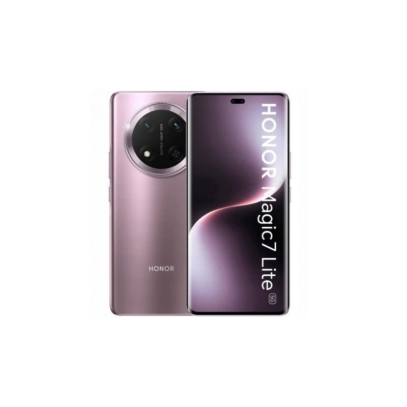 Smartphone Honor Magic7 Lite : écran AMOLED 6,78 pouces, 8 Go, 256 Go, appareil photo principal 108 MP, batterie 6600 mAh