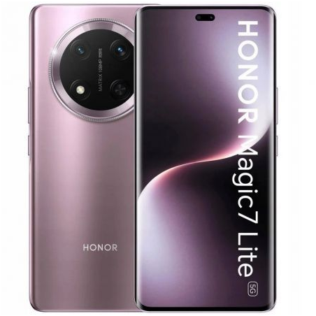 Smartphone Honor Magic7 Lite : écran AMOLED 6,78 pouces, 8 Go, 256 Go, appareil photo principal 108 MP, batterie 6600 mAh