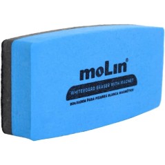 ✅ Gomme magnétique pour tableau blanc Molin - Nettoyage à sec - Ne laisse aucun résidu sur le tableau couleur en stock