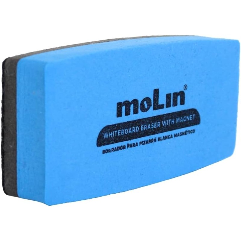 Gomme magnétique pour tableau blanc Molin - Nettoyage à sec - Ne laisse aucun résidu sur le tableau Gomme magnétique pour tableau blanc Molin - Nettoyage à sec - Ne laisse aucun résidu sur le tableau