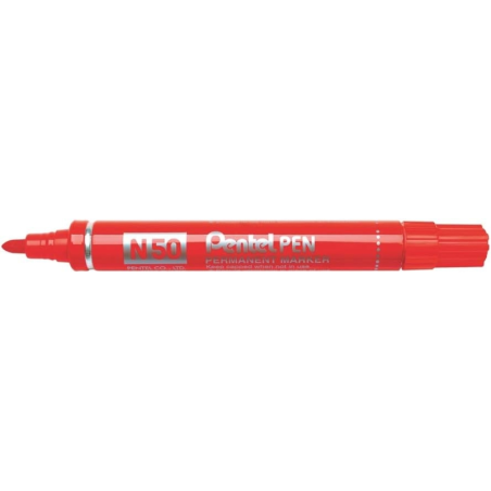 marqueur permanent rouge Pentel N50