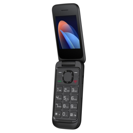 Téléphone portable TCL One Touch 5023, écran 2,4 pouces, Bluetooth 3.0, appareil photo 0,3 Mpx, noir