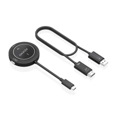 Aisens USB-C vers HDMI sans fil 1080P 60 Hz 30 m - USB-C PD 100 W - Couleur noire