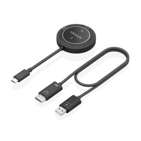Aisens USB-C vers HDMI sans fil 1080P 60 Hz 30 m - USB-C PD 100 W - Couleur noire