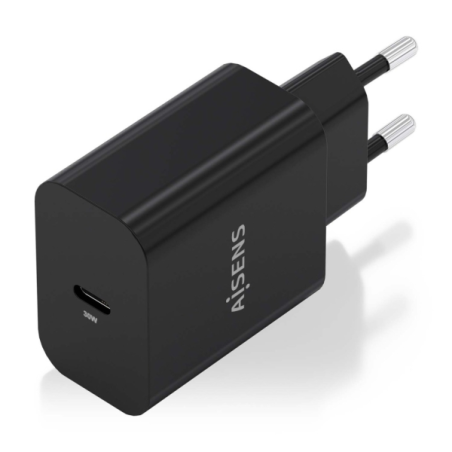 Chargeur Aisens 30 W GaN - USB-C PD3.0 - Noir