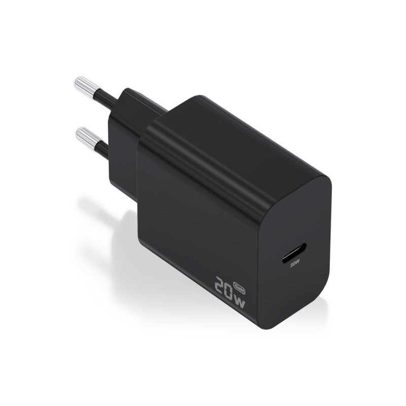 Chargeur Aisens 20 W GaN - USB-C PD3.0 - Noir