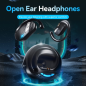 Casque Bluetooth 5.4 Vention OpenBeat O12 avec étui de chargement – True Wireless – Oreille ouverte – Autonomie 7 h – Orange