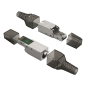 Connecteur de câble réseau FTP Vention RJ45 Cat.6 - Sans outil - Gris
