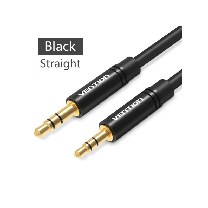 Câble stéréo Vention Jack 3,5 mâle vers Jack 2,5 mâle - 2 m - Noir