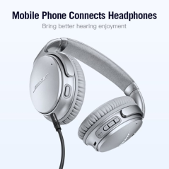 Câble stéréo Vention Jack 3,5 mâle vers Jack 2,5 mâle - 2 m - Noir