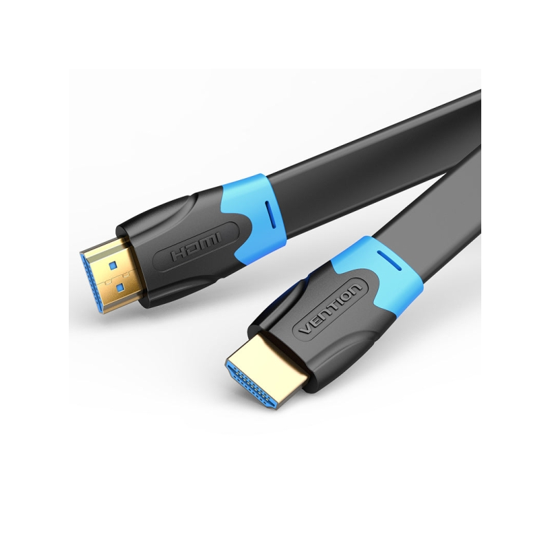 Câble plat HDMI mâle vers HDMI mâle 2.0 4K Vention - 1 m - Noir