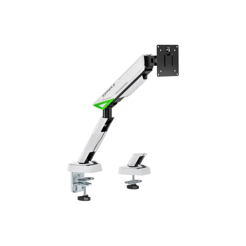 Aisens Support de bureau de jeu à contrepoids pivotant et inclinable pour moniteur-TV 16 kg - 3 pivots - 1 bras - 17"-49"