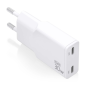 Chargeur GaN ultra fin Aisens 30 W - 2 x USB-C PD3.0 QC4.0 - Blanc