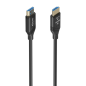 Câble HDMI Aisens V2.1 AOC Ultra High Speed - HEC 8K@60HZ 4K@120HZ 4:4:4 48GBPS - 25m - Noir