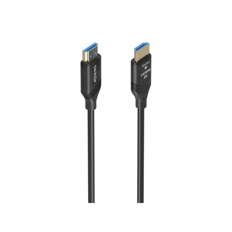Câble HDMI Aisens V2.1 AOC Ultra High Speed - HEC 8K@60HZ 4K@120HZ 4:4:4 48GBPS - 15m - Noir