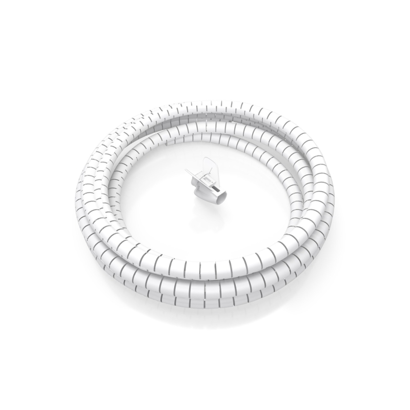 Organiseur de câbles spiralé Aisens 25 mm - 1,0 m - Blanc