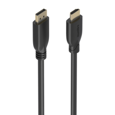 Câble convertisseur Displayport vers HDMI Aisens 4K à 60 Hz - DP-M vers HDMI-M - 10 m - Noir