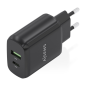 Chargeur Aisens GaN 30W - 1xUSB-C PD3.0 QC4.0 - 1xUSB-A QC3.0 - Noir
