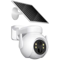 Caméra de surveillance WiFi XO CR10 - Motorisée 355º - Détection de mouvement - Vision nocturne - IP66 - Audio bidirectionnel