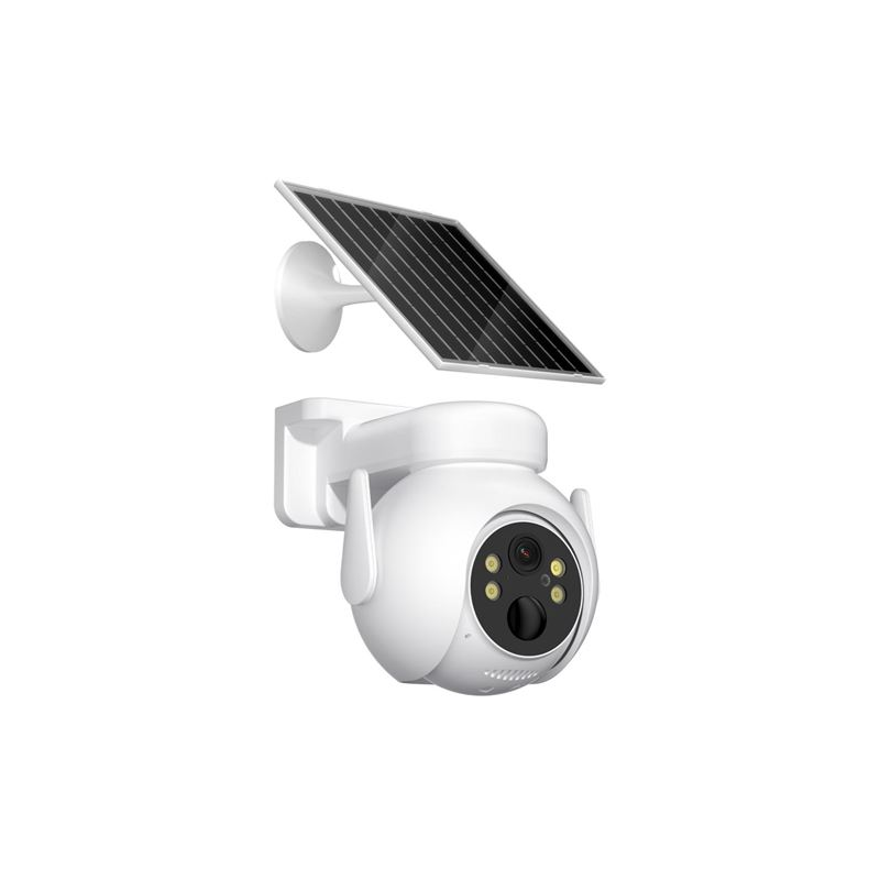 Caméra de surveillance WiFi XO CR10 - Motorisée 355º - Détection de mouvement - Vision nocturne - IP66 - Audio bidirectionnel