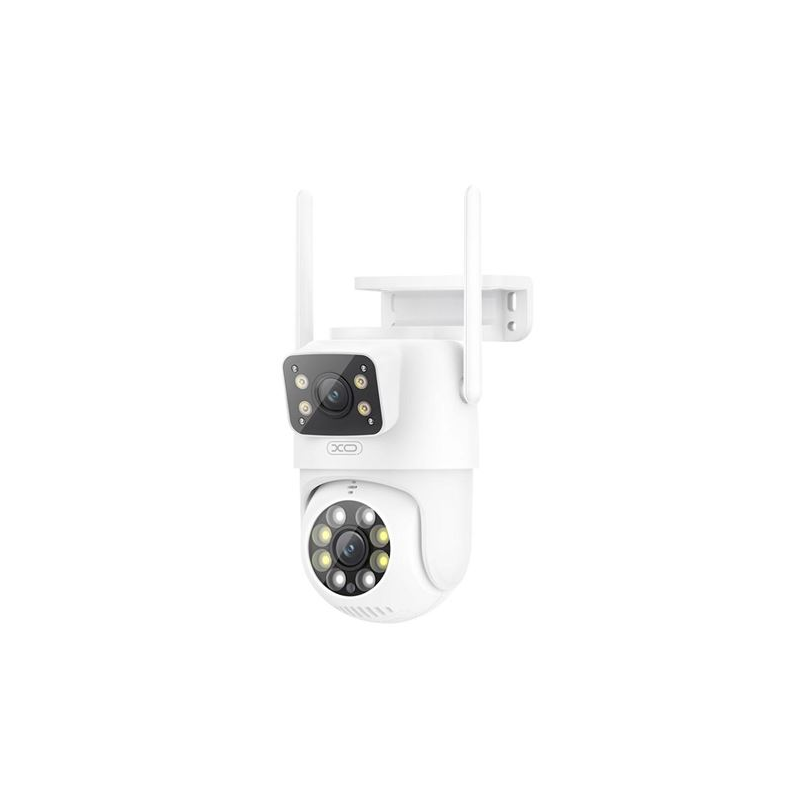 Caméra de surveillance WiFi double XO CR06 - FullHD - Détection de mouvement - Vision nocturne - Audio bidirectionnel
