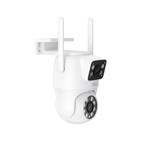 Caméra de surveillance WiFi double XO CR06 - FullHD - Détection de mouvement - Vision nocturne - Audio bidirectionnel