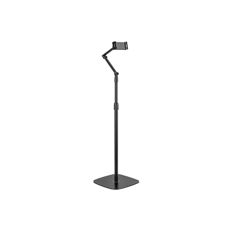 Support de sol réglable universel Aisens (3 pivots) pour tablette - Noir