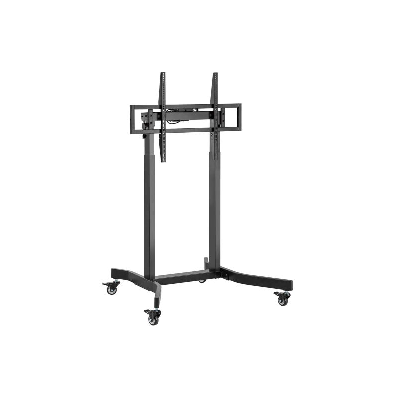 Support de sol motorisé Aisens PRO avec roulettes pour moniteur/téléviseur 120 kg de 55 à 100 - Noir