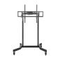 Support de sol motorisé Aisens PRO avec roulettes pour moniteur/téléviseur 120 kg de 55 à 100 - Noir