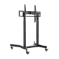 Support de sol motorisé Aisens PRO avec roulettes pour moniteur/téléviseur 120 kg de 55 à 100 - Noir