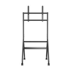 Support de sol Aisens ECO avec roulettes - 1 plateau pour écran interactif/TV 80 kg de 37 à 86 - Noir
