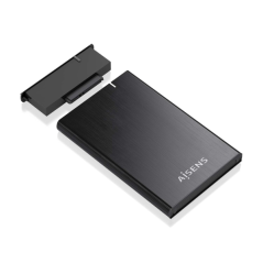 Boîtier externe Aisens 2,5" ASE-2528B 9,5 mm SATA vers USB 3.0/USB3.1 GEN1 - Noir