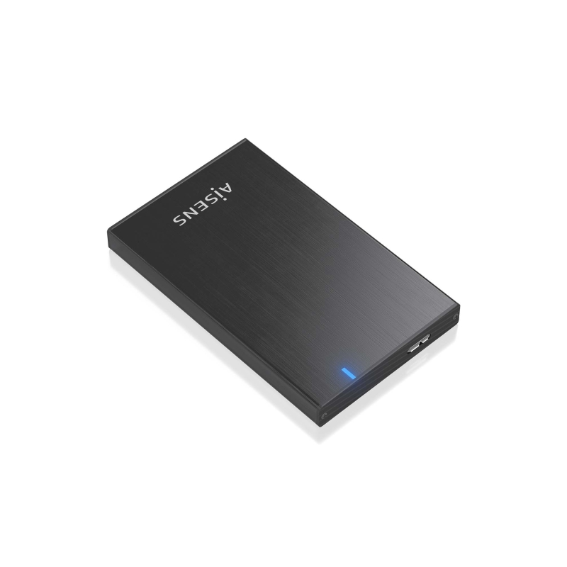 Boîtier externe Aisens 2,5" ASE-2527B 9,5 mm SATA vers USB 3.0/USB3.1 GEN1 - Noir