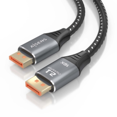 Câble Aisens DISPLAYPORT V2.1 16K@60HZ 80GBPS - DP/M-DP/M - 2,0 m - Noir