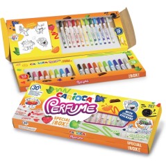 ✅ Carioca Parfum Pack de 30 Feutres Parfumés - 12 Pointe Moyenne, 10 Maxi Pointe et 8 Maxi Pointe et Pointe ave en stock