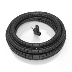 Organiseur de câbles spiralé Aisens 25 mm - 10 m - Noir