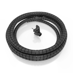 Organiseur de câbles spiralé Aisens 25 mm - 6,0 m - Noir