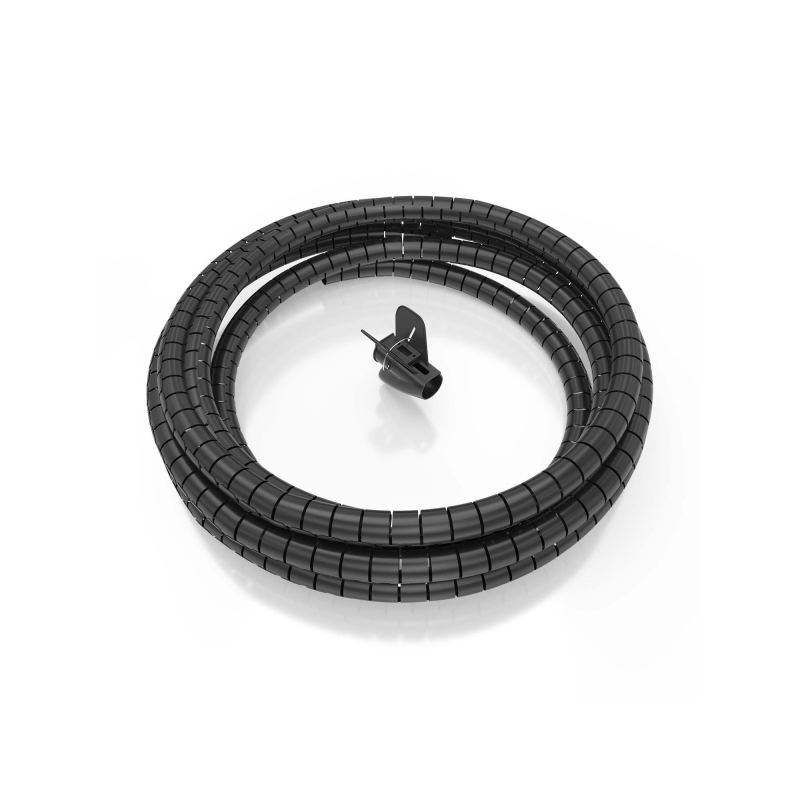 Organiseur de câbles spiralé Aisens 25 mm - 6,0 m - Noir