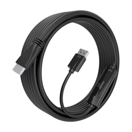 Câble convertisseur Aisens DISPLAYPORT vers HDMI 4K@60HZ - DP/M-HDMI/M - 5,0 m - Noir