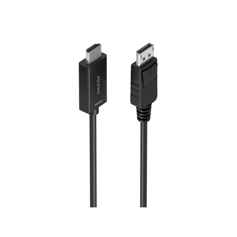 Câble convertisseur Aisens DISPLAYPORT vers HDMI 4K@60HZ - DP/M-HDMI/M - 0,6 m - Noir