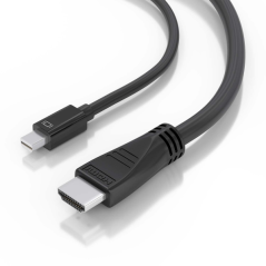 Câble convertisseur Aisens MINI DP vers HDMI 4K à 60 Hz - MINI DP/M-HDMI/M - 5,0 m - Noir
